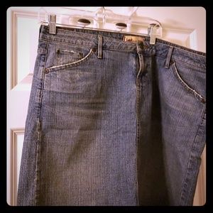 Jean skirt